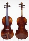 1pc Back   a Stradivari 1709  the Viotti  Copy  4 4 Violin  Master Tone   8632