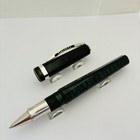 Visconti Wall Street Green Pearl Celluloid Rollerball Pen