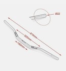 Original Evo Pro Taper Handlebar Fat Bar Dirt Bike 1 1 8   Strong Aluminum