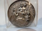 Vintage Silver Plated Bronze Medal Coin Johannes Xxiii Pont Maximvs Rare 2  Wide