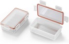 2 X 18650 Battery Storage Case Holder Organizer Box Transparent 2pcs