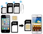 Us 1 Pcs Nano Sim Card To Micro Standard Adapter Adaptor Converter Set 4 In 1 
