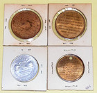 Lot Of 4 Vintage Golden Gate Bridge Tokens 3 1939 International Exposition Coins