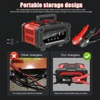    new   1pcs 20-amp Battery Charger  12v And 24v Portable Car Battery  Charger
