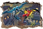 Batman Superhero 3d Smashed Wall Decal Wall Sticker Home Decor Art Mural 1009