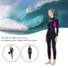 3mm Women Neoprene Wetsuit Surfing Diving Suit Full Body Snorkeling Triathlon