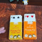 Hallmark Peanuts Vintage Pre-1970 Playing Cards Set  Lot Of 2 Decks In Boxes