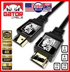 Hdmi Cable 4k Uhd 2 0 Ultra Hd High Speed 2160p Hdr 60hz 18gbps Dolby Hdcp Hdtv