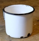 Canadian National Railway Enamel Rail Workers Water Cup Metal