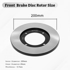 Front Rear Brake Disc Rotors Pads For Honda Pioneer 700 700-4 Sxs700m2 m4 14-25