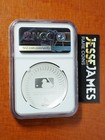 2025  2 Niue Silver Yankees Baseball Curved Coin Ngc Reverse Pf70 Mlb Licensed