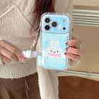 Snow Angel Miffy Phone Case With Stand For Iphone 13-17 Pro Max - Cute Cartoon