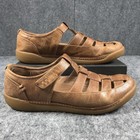 Clarks Unstructured Womens 9 Brown Leather Fisherman Sandals Comfort Shoes