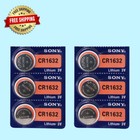 Sony Cr1632 Lithium 3v Watch Battery  exp 10 2032    6pc