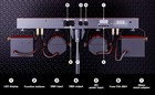 4-par Stage Leds Lights Dj Band Lighting System Strobe Effect Light Party Disco