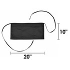 Waist Aprons Commercial Restaurant Home Bib Spun Poly Cotton Kitchen 3 Pockets