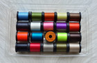 Fly Tying Thread    20 Spool Combo  Size 6 0 Wax   50 Yard Spools  Free Shipping