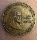 Medallic Art Co  American Methodist Bicentennial 1784-1984 Bronze Medal Coin