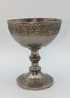 Vintage Corbell   Co  Silver Plate Ornate   Mini Wine Goblets Chalice Cup 4 1 4 
