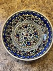 Vintage 1980s Jerusalem Art Pottery 11 5in Bowl And 4 Bowls - Hand Painted