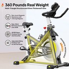 Home Stationary Bike Upright Exercise Bike Indoor Cycling Cardio Workout Bike