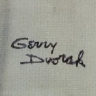 Jackie Robinson Framed Lithograph 16x20 By Gerry Dvorak Brooklyn Dodgers 24x28
