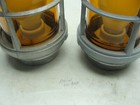 Appleton Form 100 Explosion Proof Light With Cage  Yellow Globe   steampunk