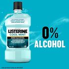 Listerine Zero Alcohol Free Oral Care Mouthwash For Bad Breath  Cool Mint  1 L