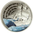 2023 Niue  1 Silver - Captain Cook First Crossing Of The Antarctic Circle
