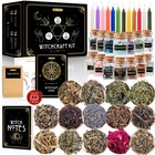 Witchcraft Supplies Kit 54pcs - Altar Tools  Spell Candles  Healing Crystals  Dr