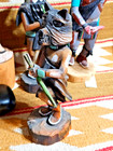 Super Cool Hopi 9  Carved Wolf Kachina Carved By Mastercarver Clyde Harris