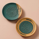 Stoneware Garlic Grate Plate