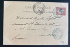 1904 Djibouti Somali Cost Rppc Postcard Cover To France Village View
