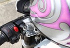 Sato Racing Helmet Anchor W  Silver Key Clip For Motorcycle Helmet Locks  hla-s 
