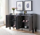 99id182337 62  W Sideboard Large Dining Server Cupboard 4 Door Buffet Console   