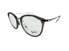 Ray Ban New Transparent Gray Fashion Frames Silver 51-20-150 Eyeglasses Rx7140