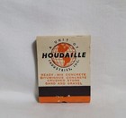 Vintage Full Feature Matchbook Houdaille Constructions Material Advertising