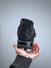 Men Air Jordan 4 Retro Black Cat Light Graphite Cu1110-010 Mens