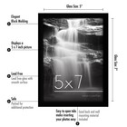 Americanflat 5x7 Picture Frame Set Of 12 - Black