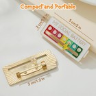 Funny Social Battery Slider Pin     7-mood Expression Badge  Cute Interactive Pin 