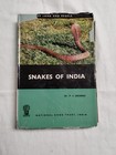 Snakes Of India By P  J  Deoras 1965 Rare Vtg Illustrated Hardcover Collectible