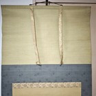 Japanese Vintage Hanging Scroll Kakejiku Rising Sun And Wave  L 192cm