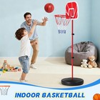 Kids Adjustable Basketball Hoop Goal Indoor Outdoor Play Game