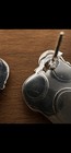 925 Sterling Silver Genuine Wild Horse Heart Stud Earrings
