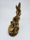 Beautiful White Tara Buddhist Deity Hard Resin Statue Sculpture   From Nepal