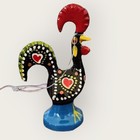Vintage Rooster Of Luck And Happiness Portugal Hand Painted Ceramic