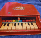 60s Baby Piano Wooden 10 Key Beilei Shanghai China Toy No Legs Tested Works