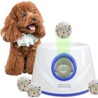 Automatic Dog Ball Launcher Interactive Fetch Toy Usb Rechargeable Durable Balls