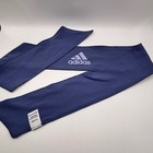 Adidas Tie Back Headband Blue Athletic Sports Sweatband Rn 90288