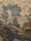 Reparatory Rare- 19th Century Tapestry Preparatory Pastel Sketch On Craft Paper
